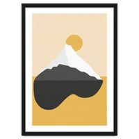 Abstract Mountain - Golden Desert