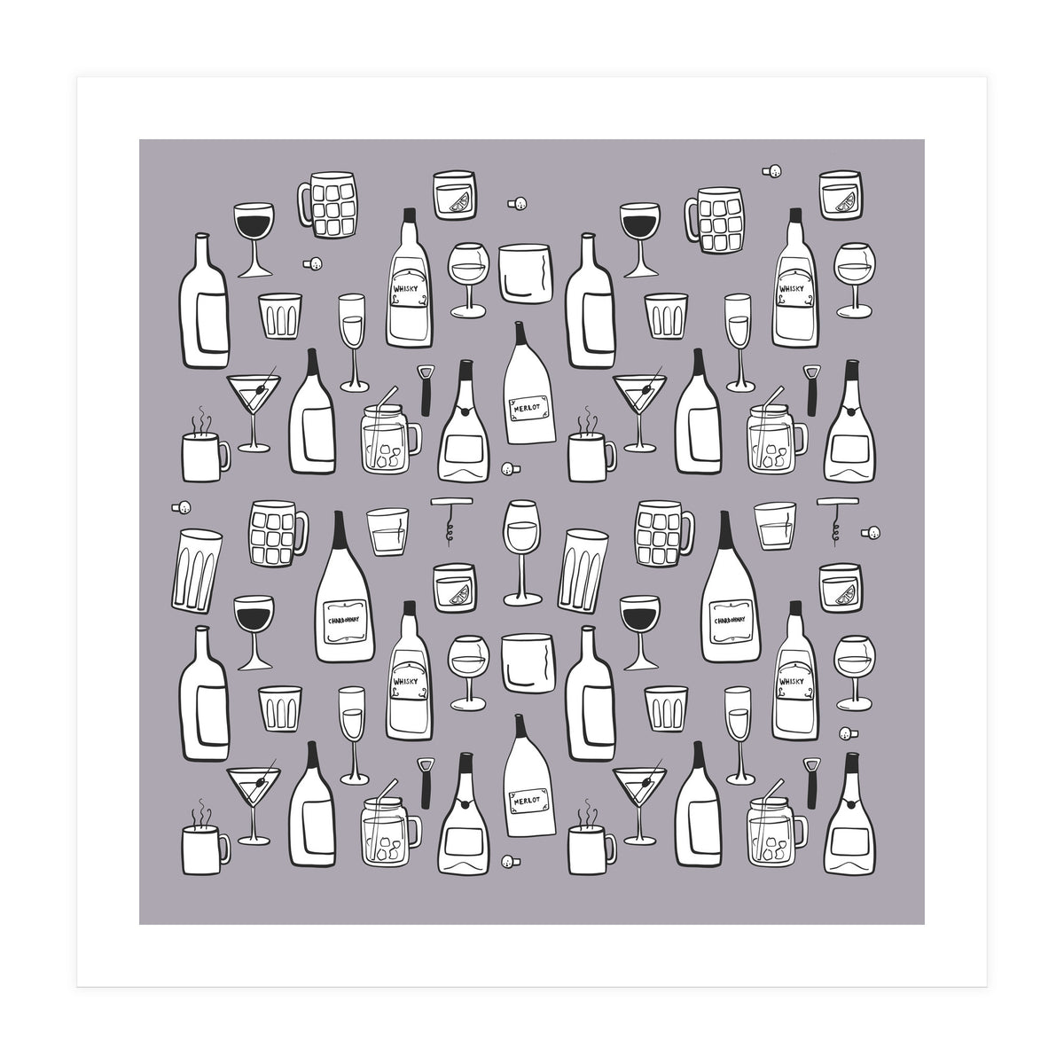 Wine and Beer (Print Only)