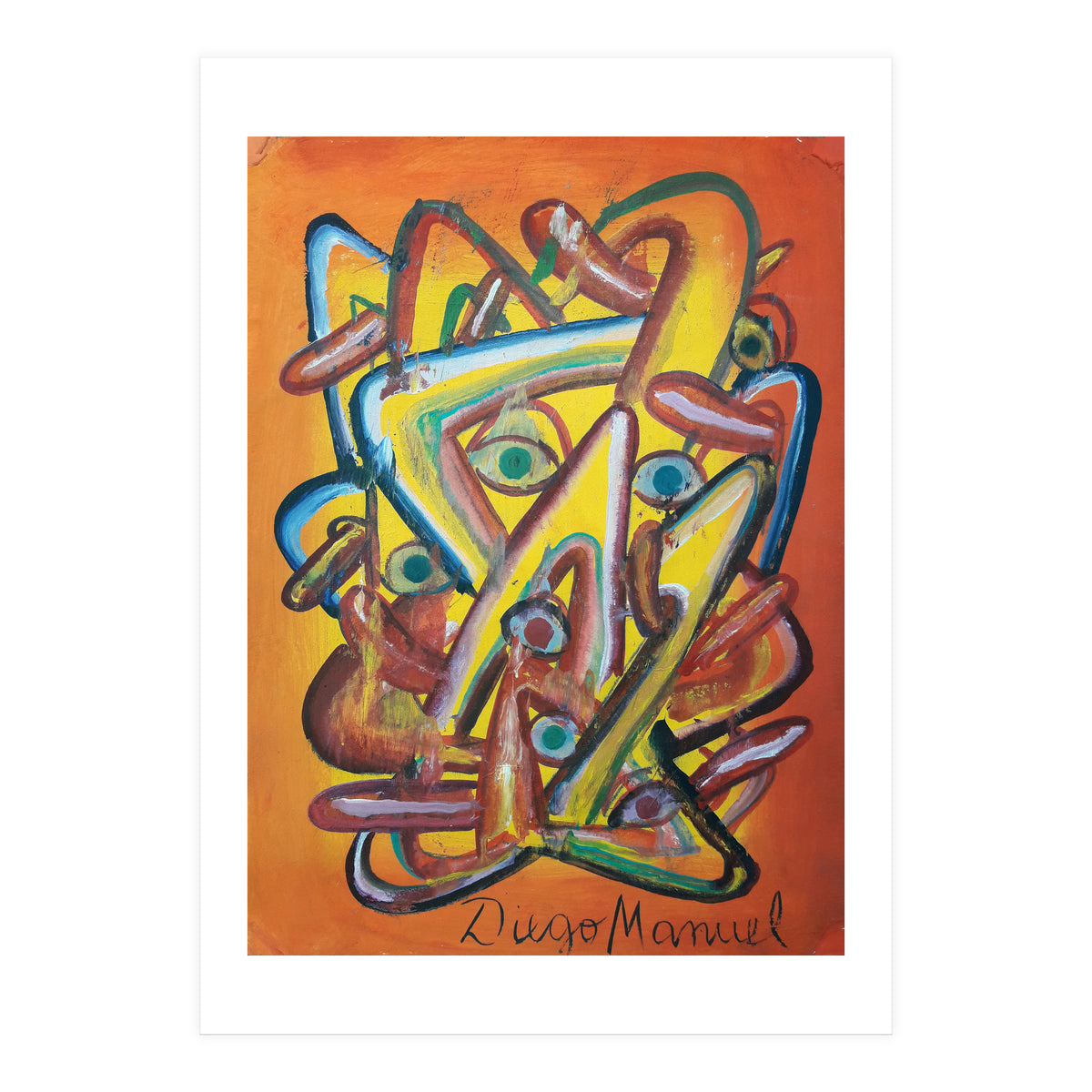 Formas Ojos Y Lenguas (Print Only)