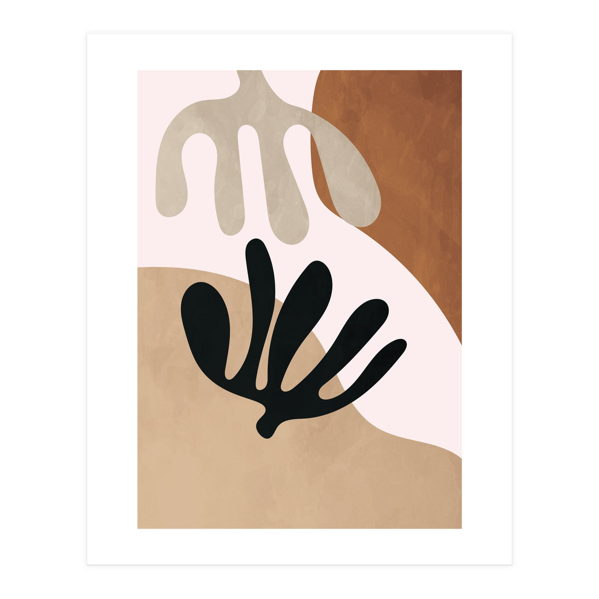 Abstract Modern Minimal Floral (Print Only)