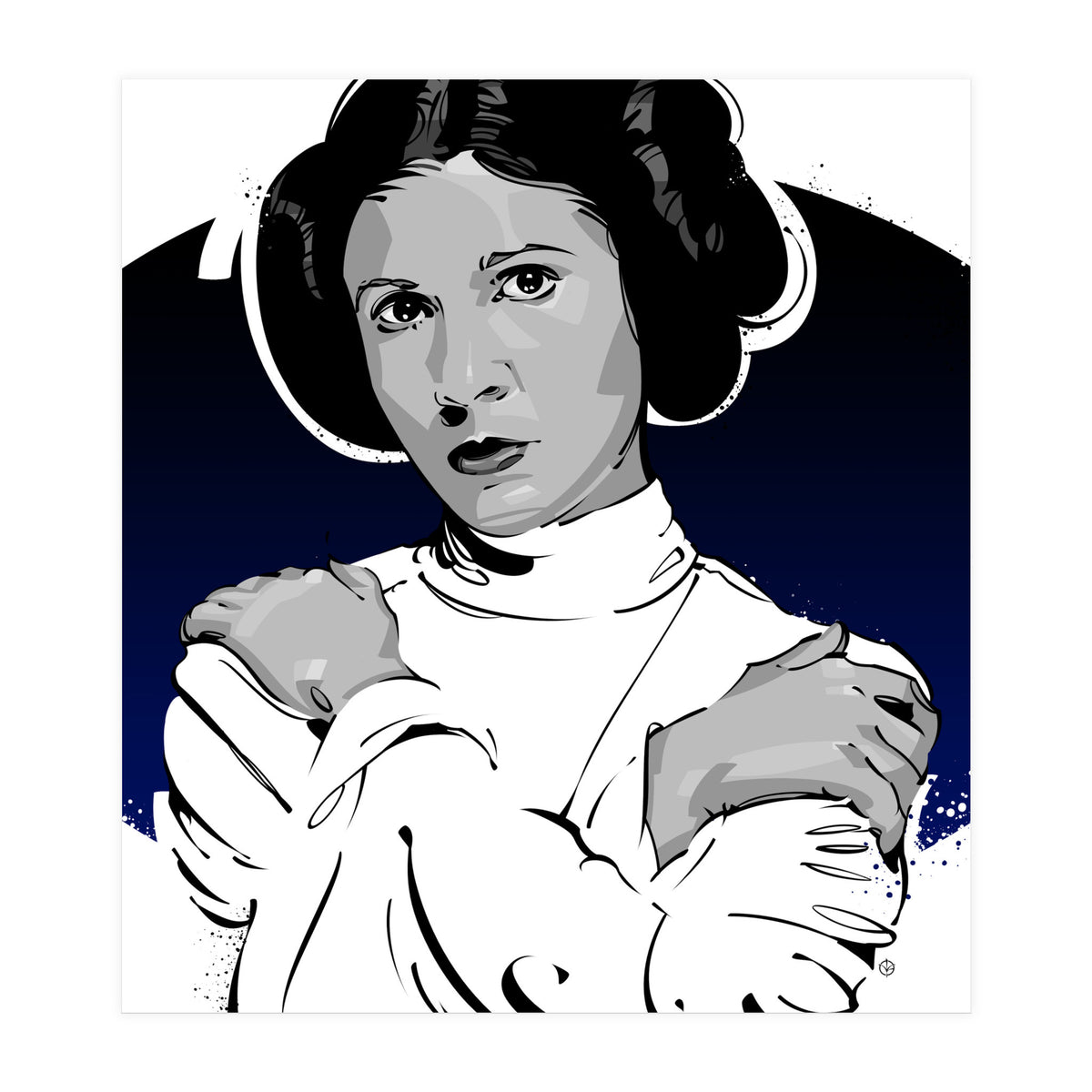 Leia STAR WARS (Print Only)