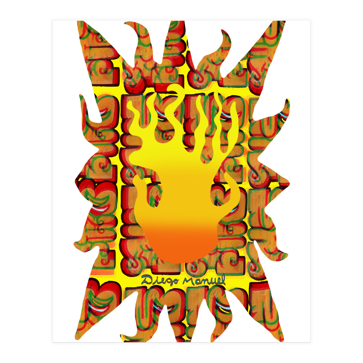 Fuego 3 Copia (Print Only)