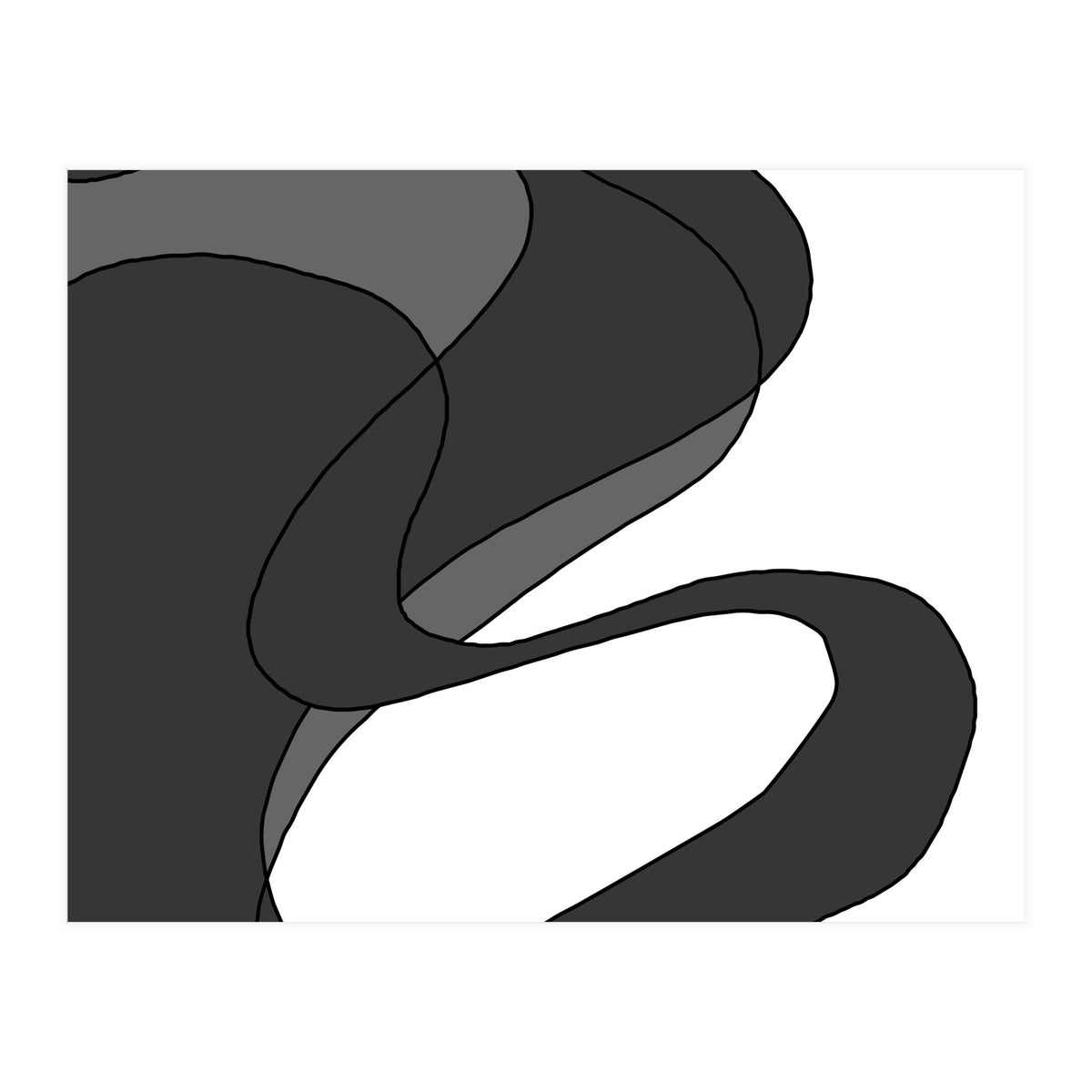 Grey Waves 3 (Print Only)