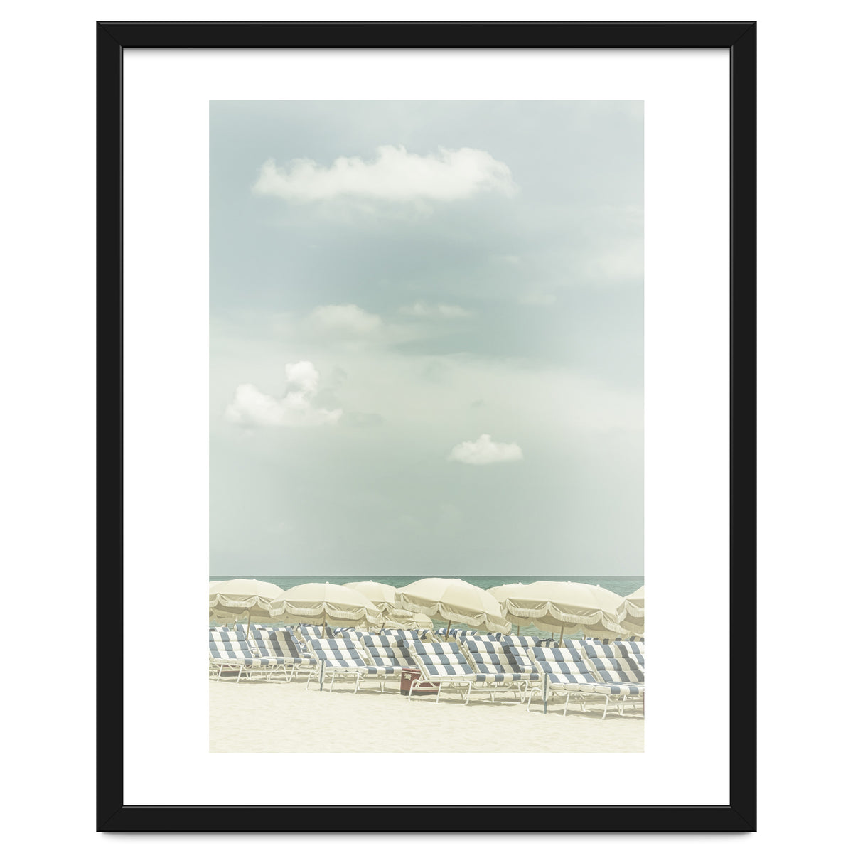 Vintage beach scene