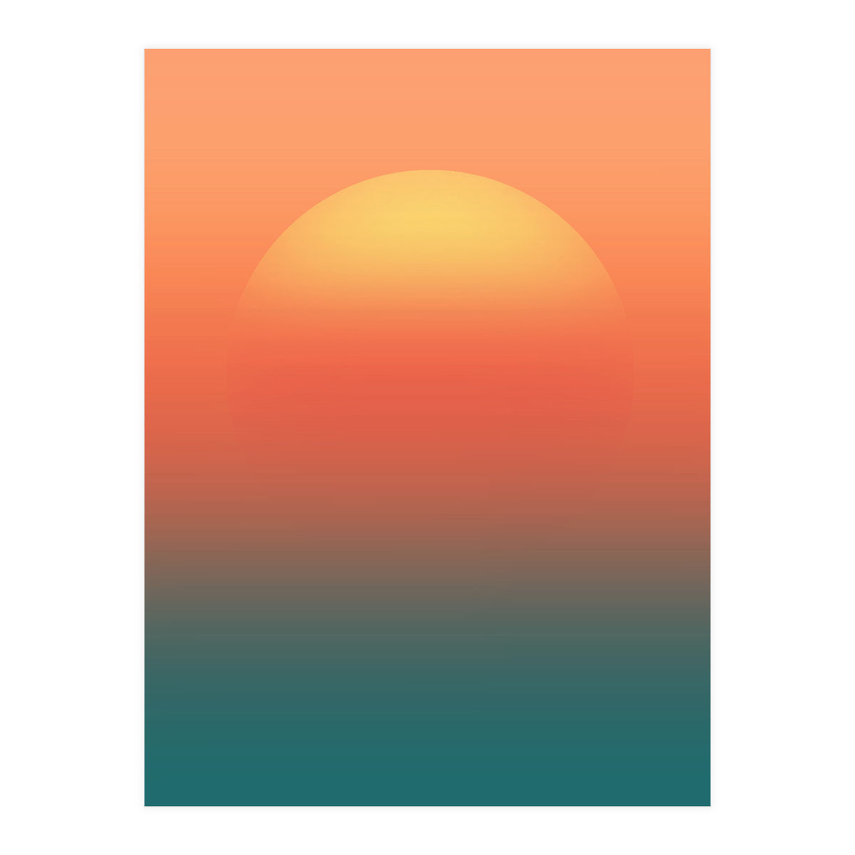 Ocean sunrise (Print Only)