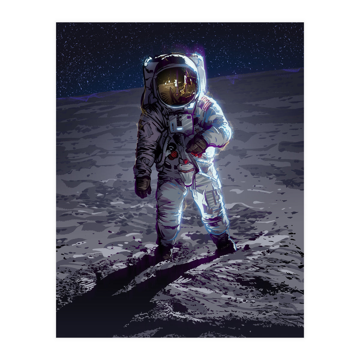 Apollo 11 Astronaut (Print Only)
