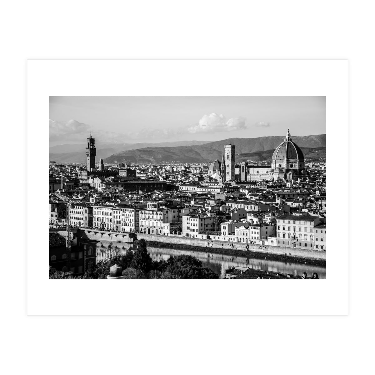 Italy in BW: Firenze 1 (Print Only)