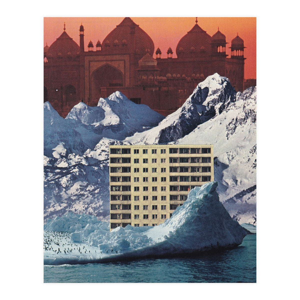 Penguin Village (Print Only)