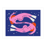 Swirling In The Deep Pisces (Print Only) thumbnail