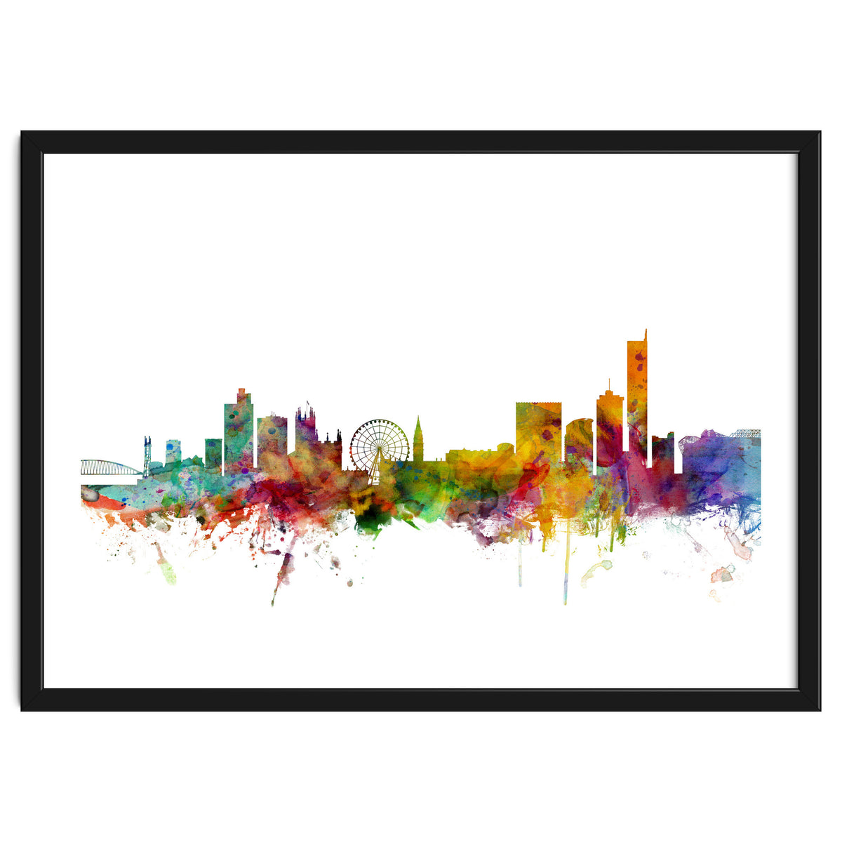 Manchester England Skyline