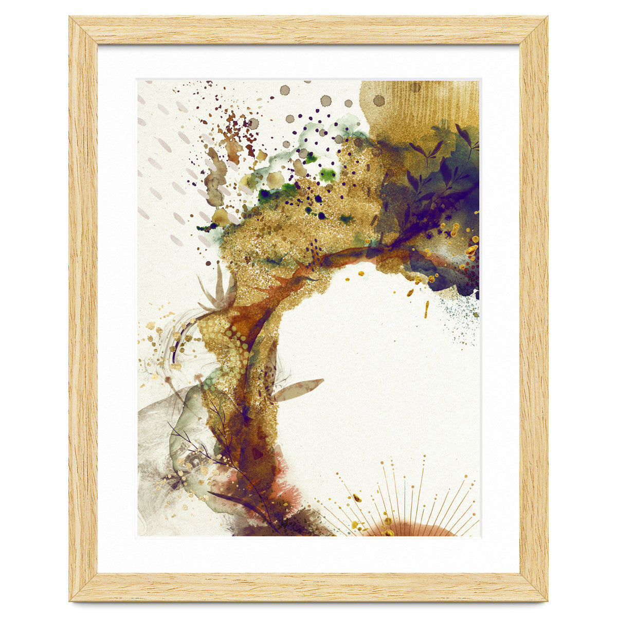 Abstract Floral - Autumn Winds