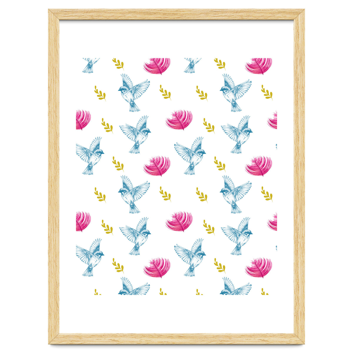 Blue Bird Pattern