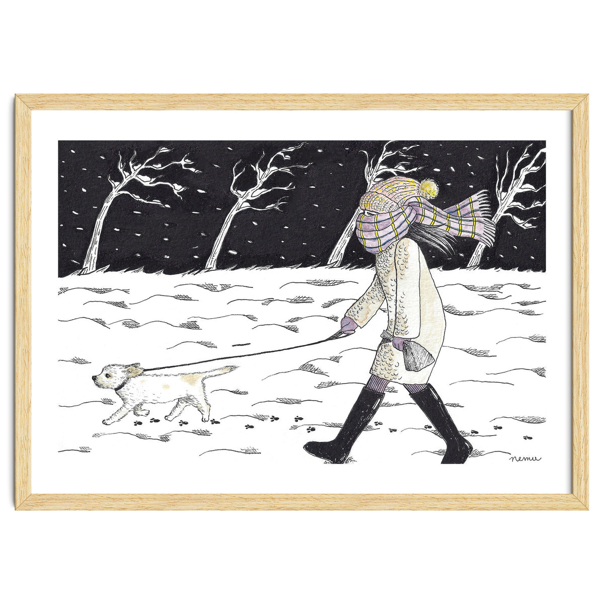 Bitter Cold Night Stroll