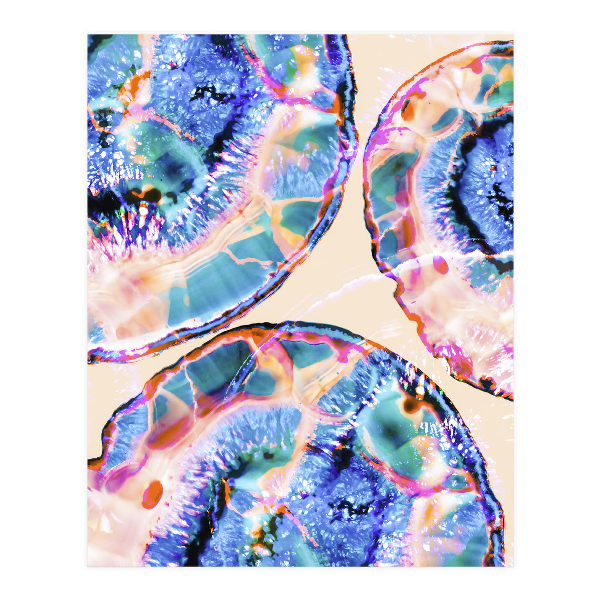 Abstract Agate Painting (Print Only)