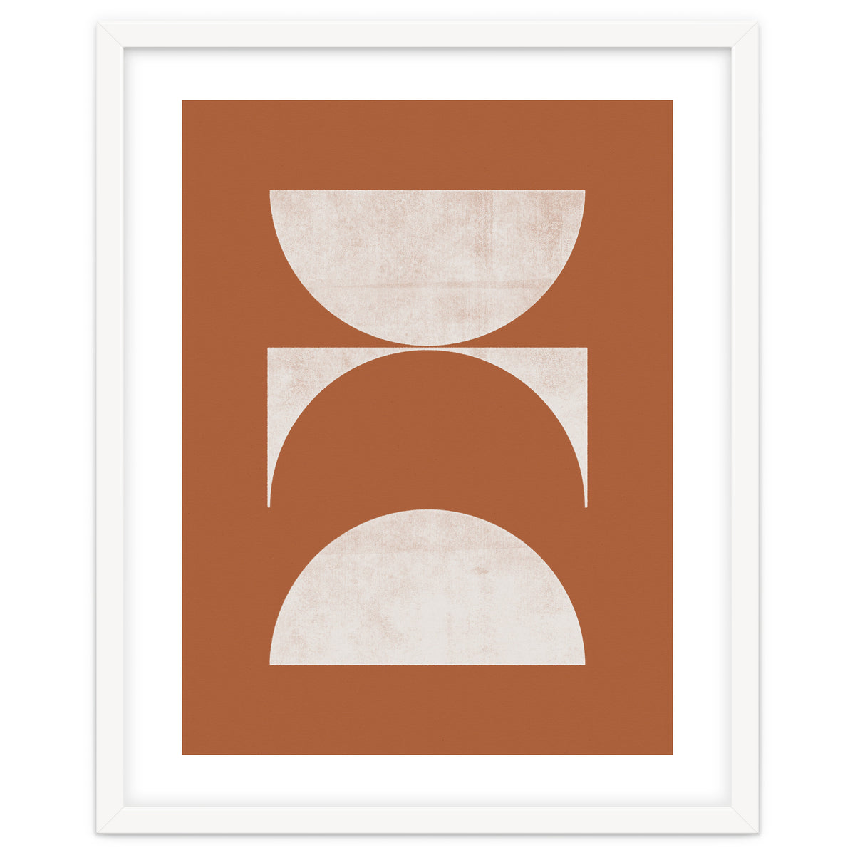 Mid-Century Modern No.21 - Woodblock Print