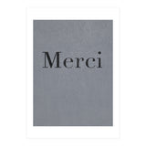 Merci, Dark Grey (Print Only) thumbnail