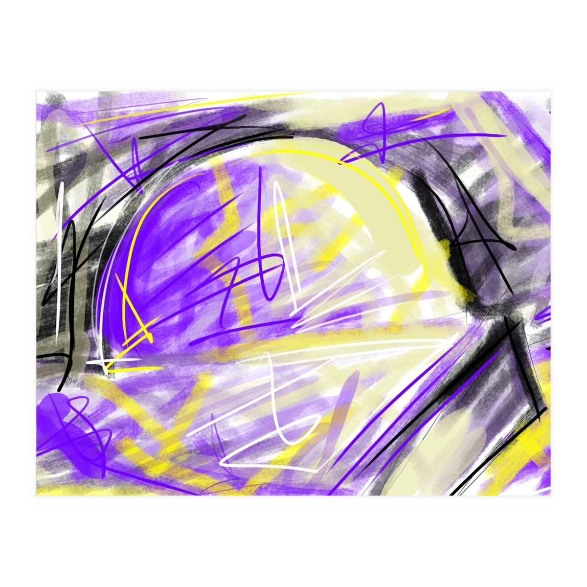 Urban Landscape At Dusk (Print Only)