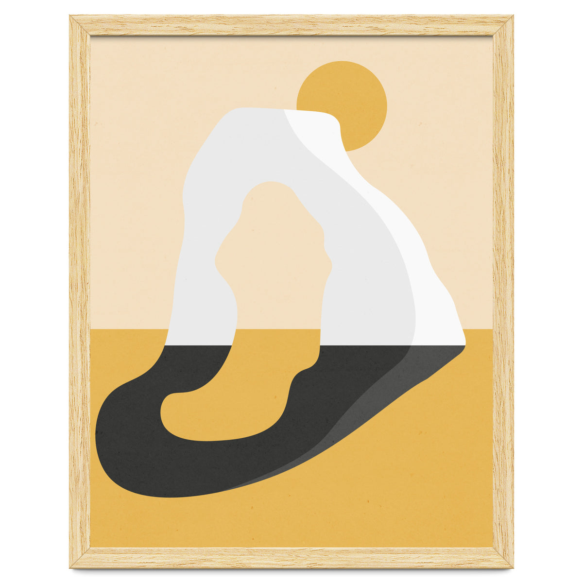 Abstract Arch - Golden Desert