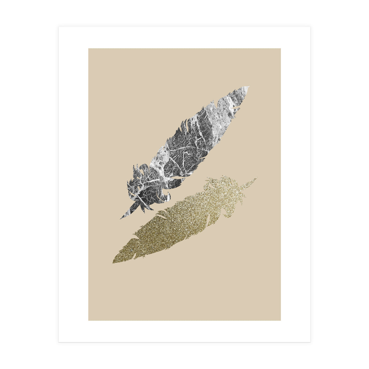 piuma oro (Print Only)