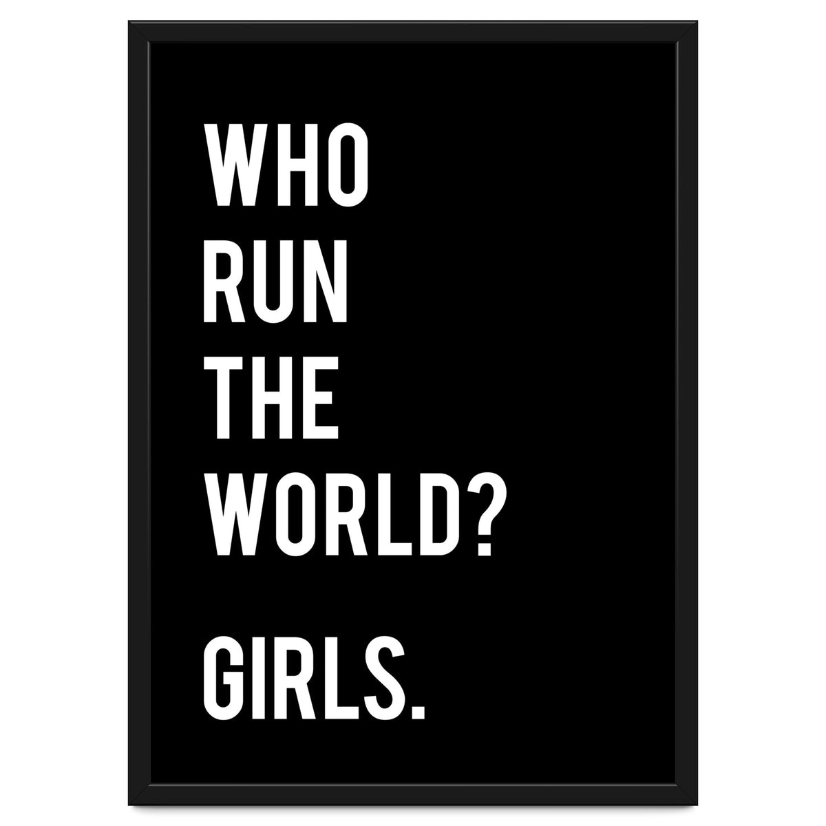 Who Run The World? Girls.