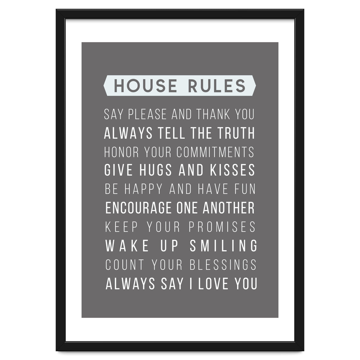 House Rules