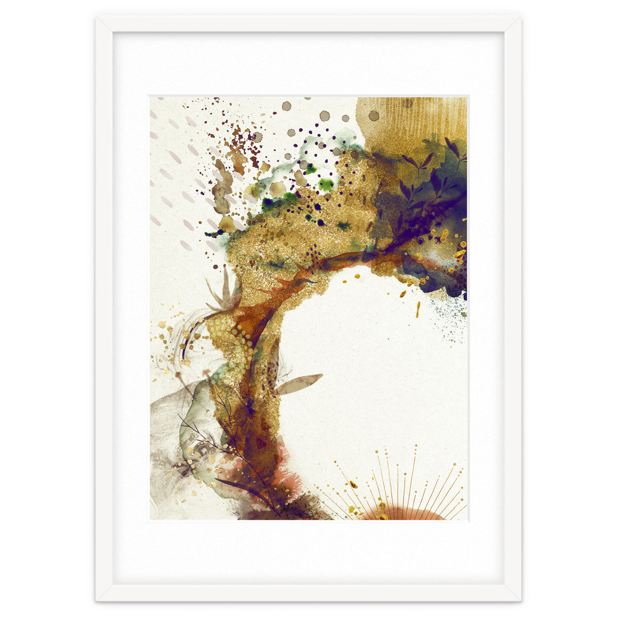 Abstract Floral - Autumn Winds