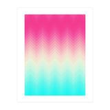 Chevron pink and blue (Print Only) thumbnail