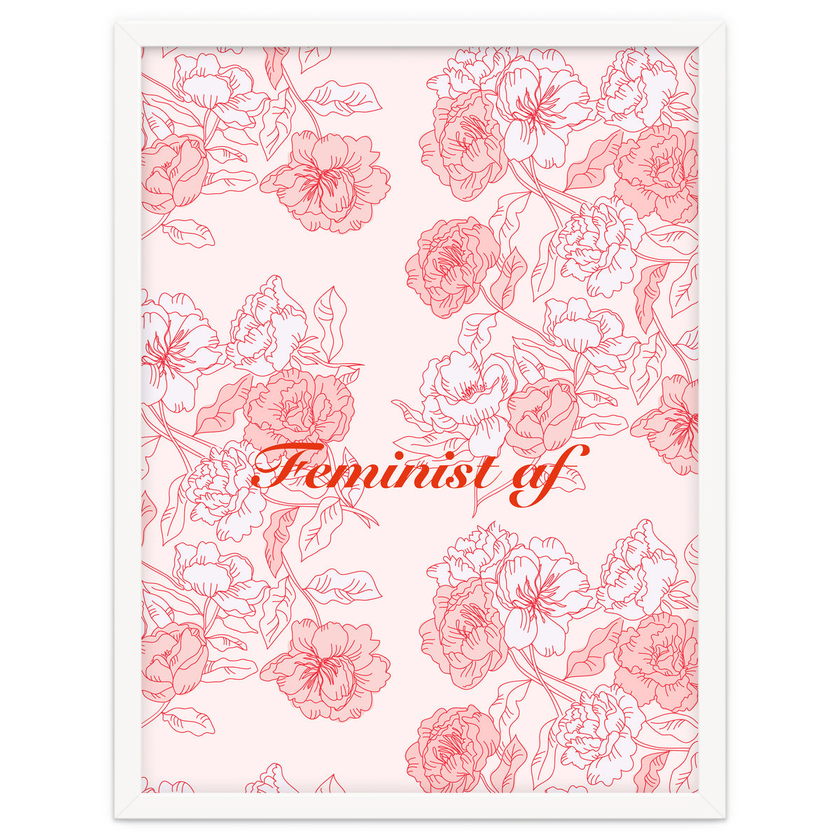 Flowers Feminist Millenialprint