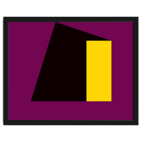 Geometric Shapes No. 55 - purple & yellow