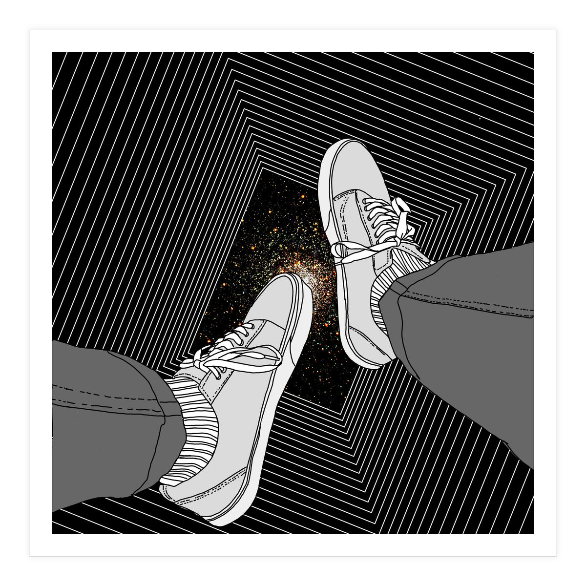 Falling into Abyss (Print Only)