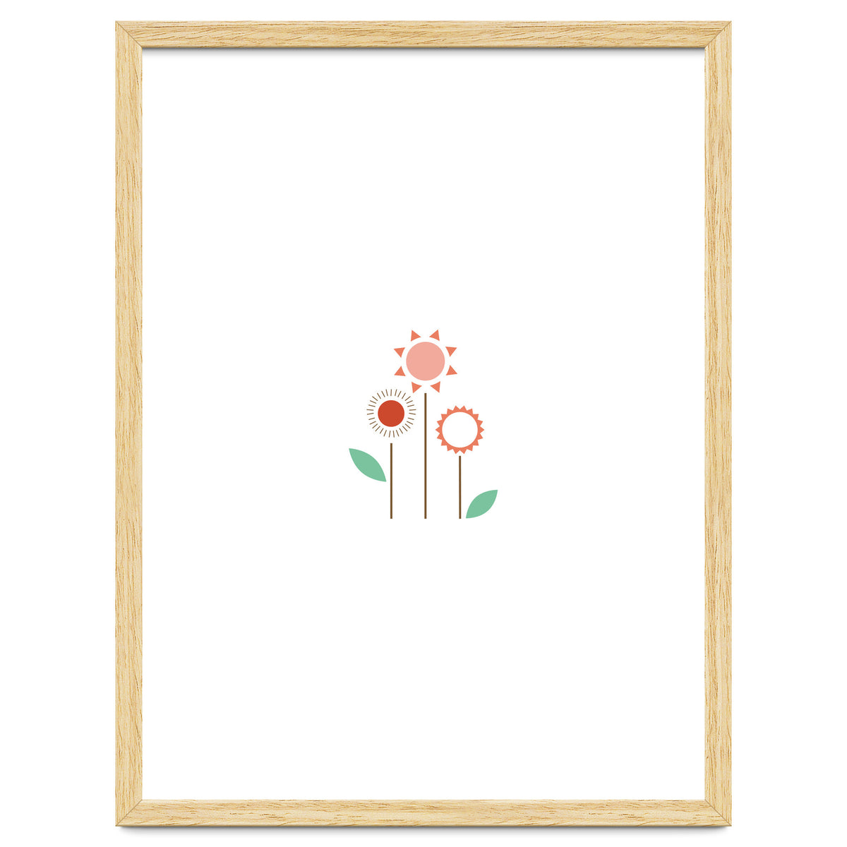 Sun And Flower On My Wall Rgb