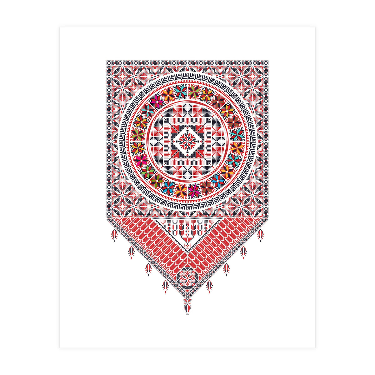 Tatreez Ornament 23 (Print Only)