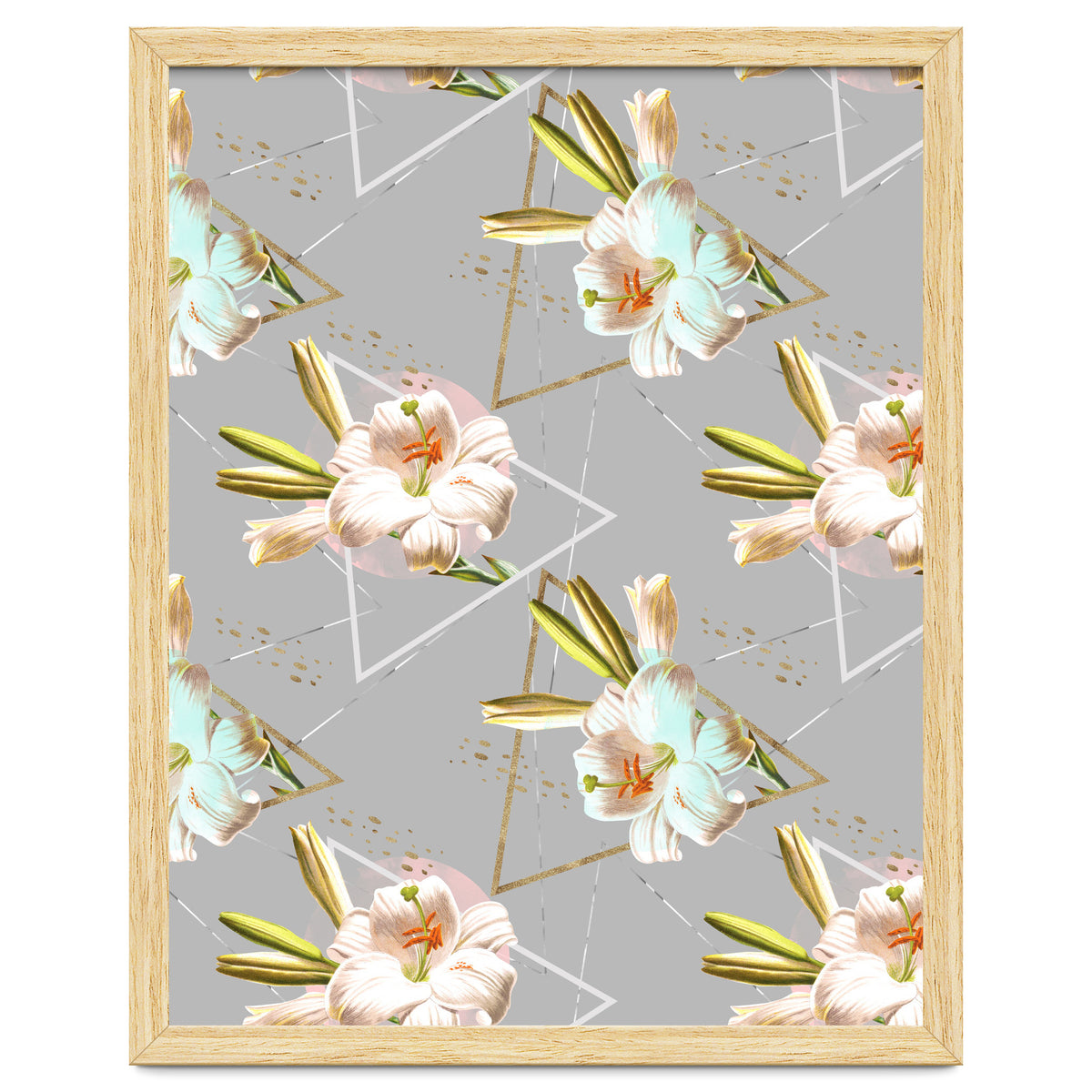 Botanical blooming with geometric 02