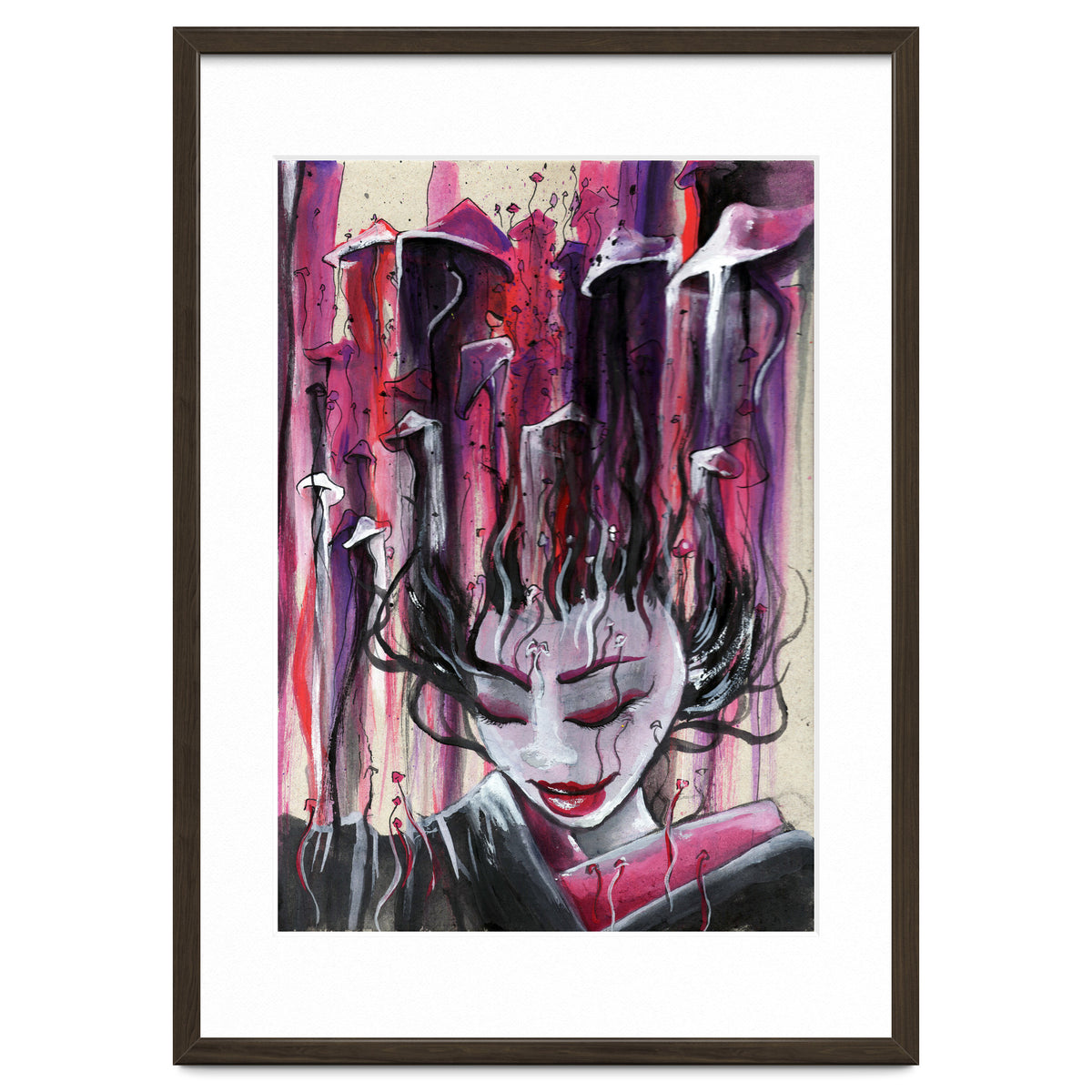 Geisha in Mushrooms: The Surrealistic Concubine