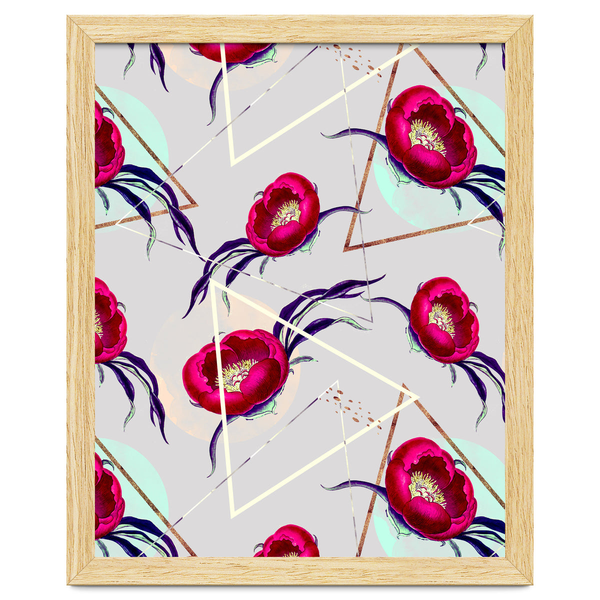 Flowery blooming with geometric II