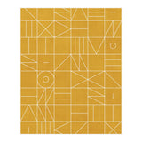 My Favorite Geometric Patterns No.4 - Mustard Yellow (Print Only) thumbnail