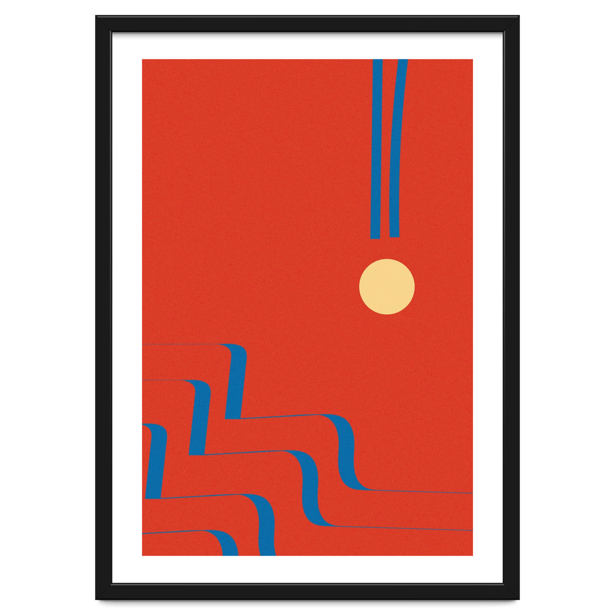 Mid Century Abstract Lines