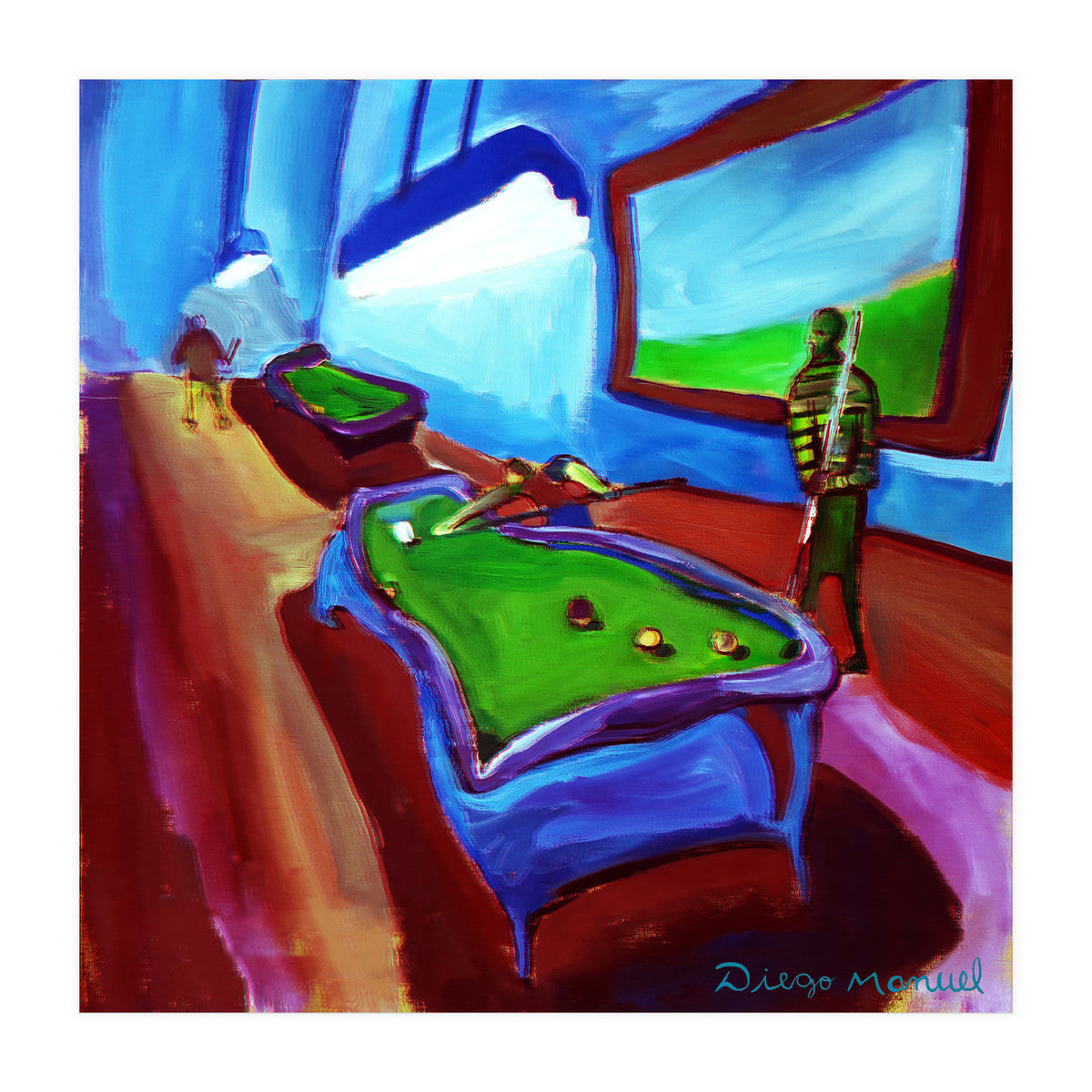 Noche De Pool 3 2 (Print Only)