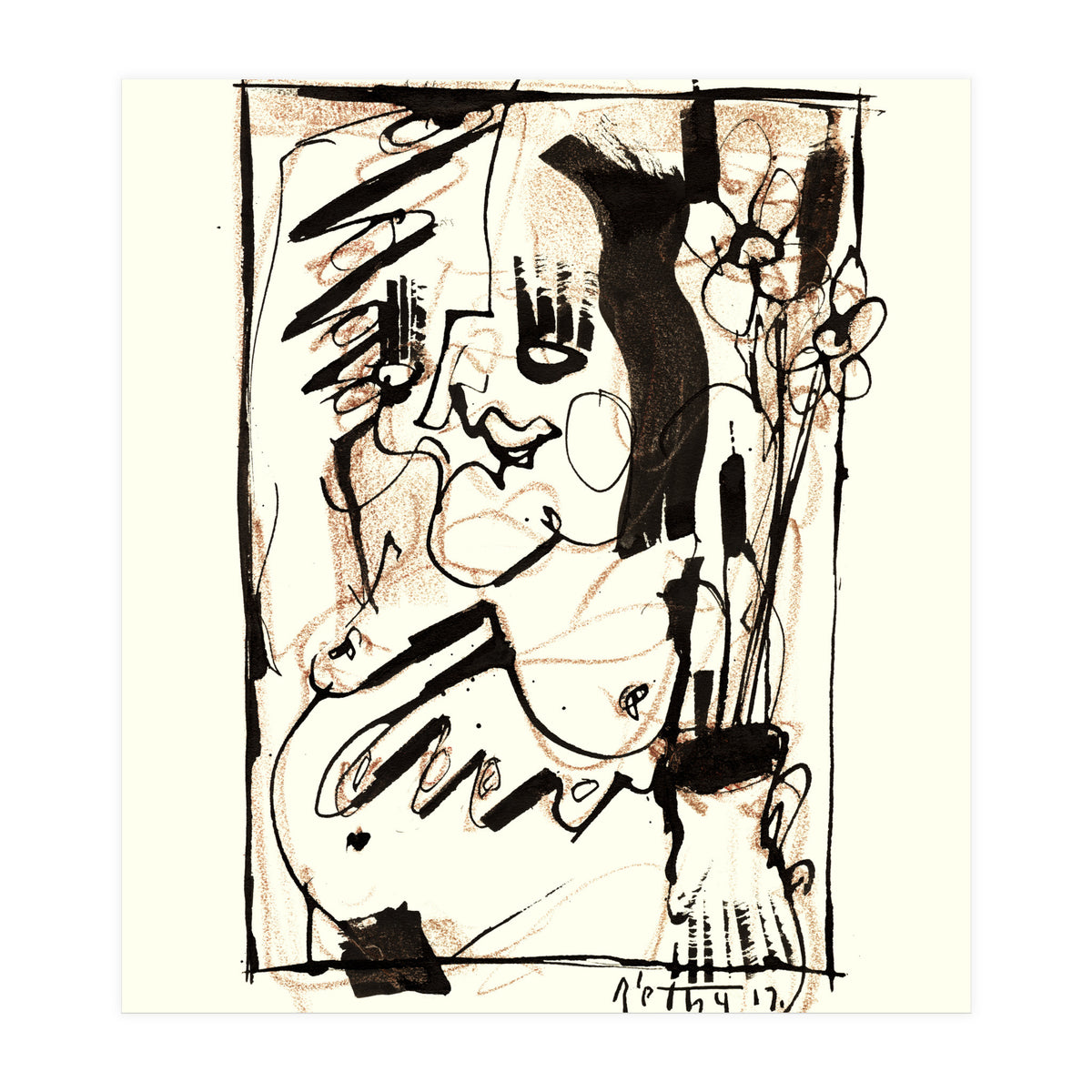 Old Flowers (Print Only)