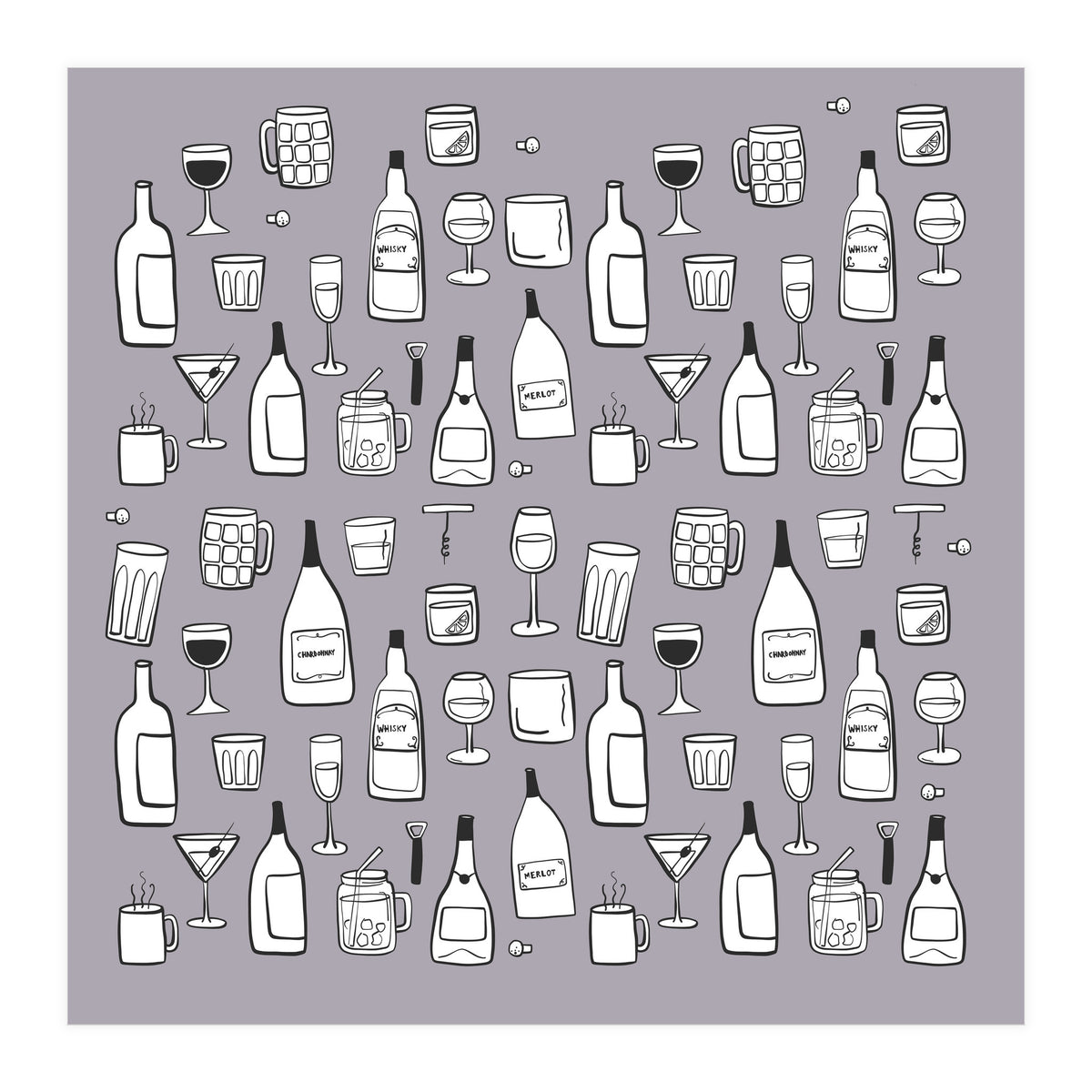 Wine and Beer (Print Only)