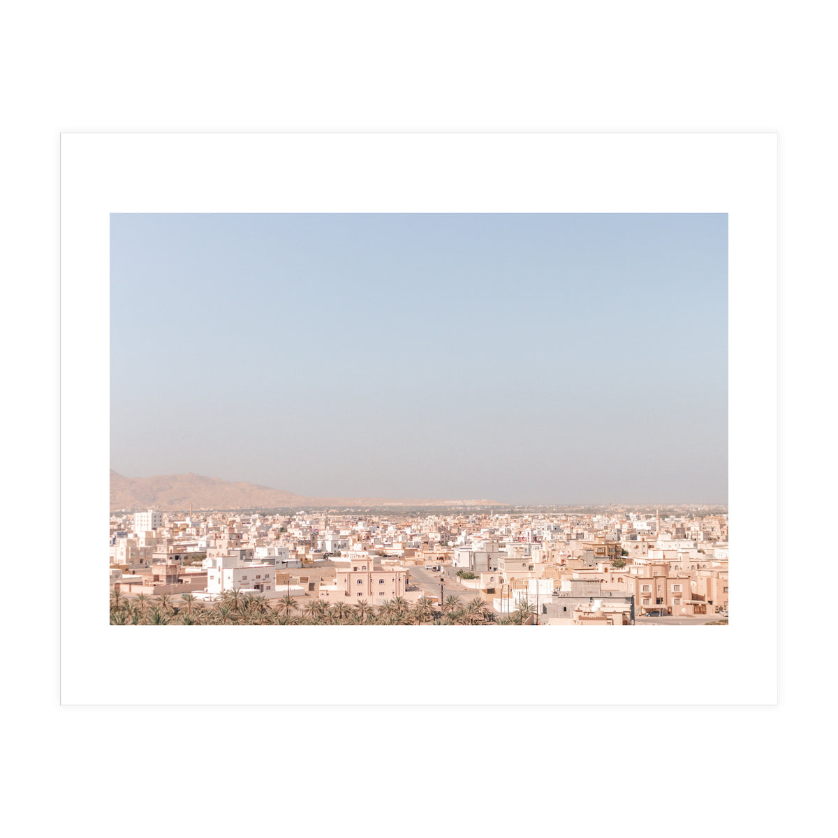 Oman, Middle East City View (Print Only)