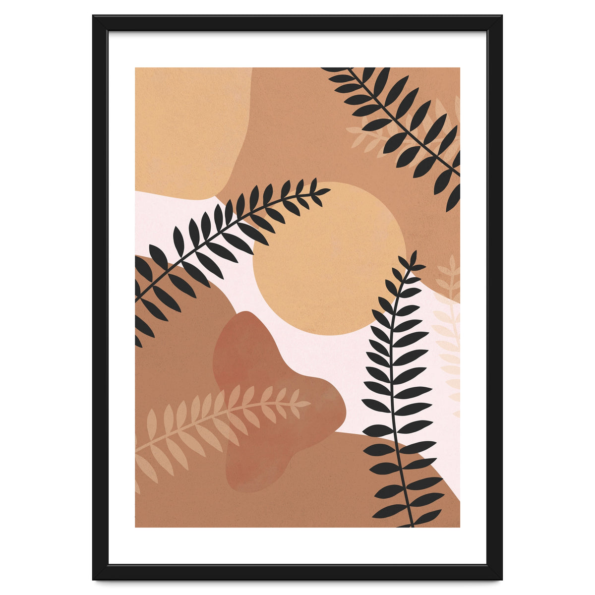 Boho Fern Leaves