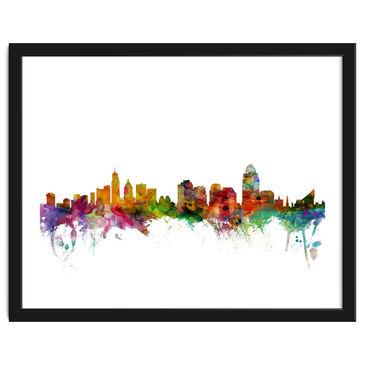 Cincinnati Ohio Skyline