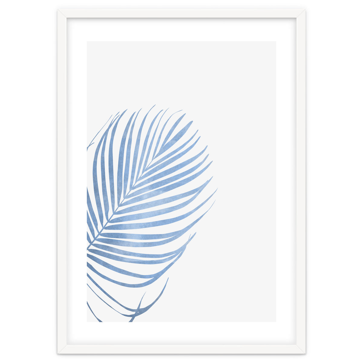 Blue Palm Leaf
