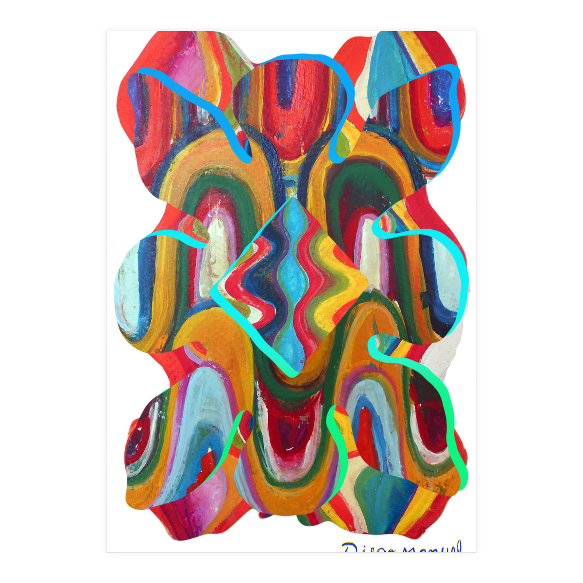 Pop Abstract Asimetrico 24 Copia (Print Only)