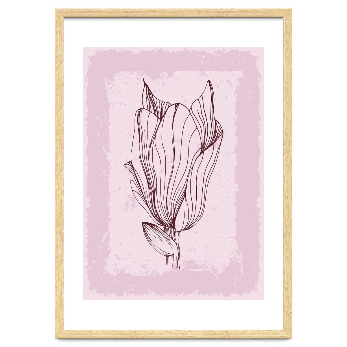 Magnolia Abstract Geometric Nordic