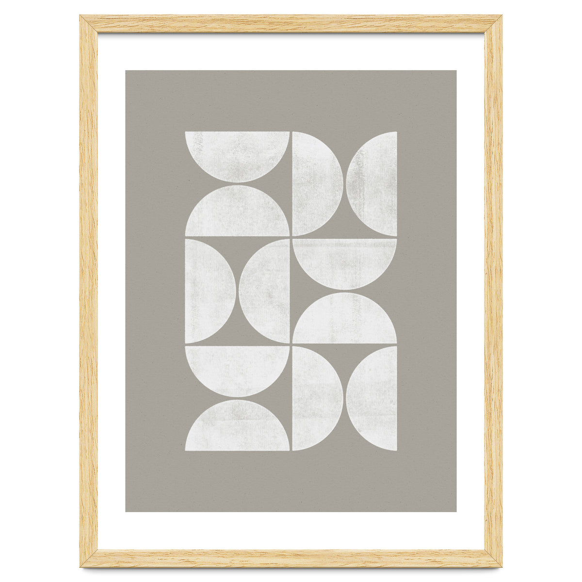 Mid-Century Modern No.17 - Woodblock Print