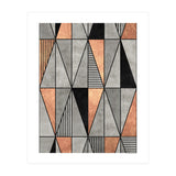 Concrete and Copper Triangles (Print Only) thumbnail
