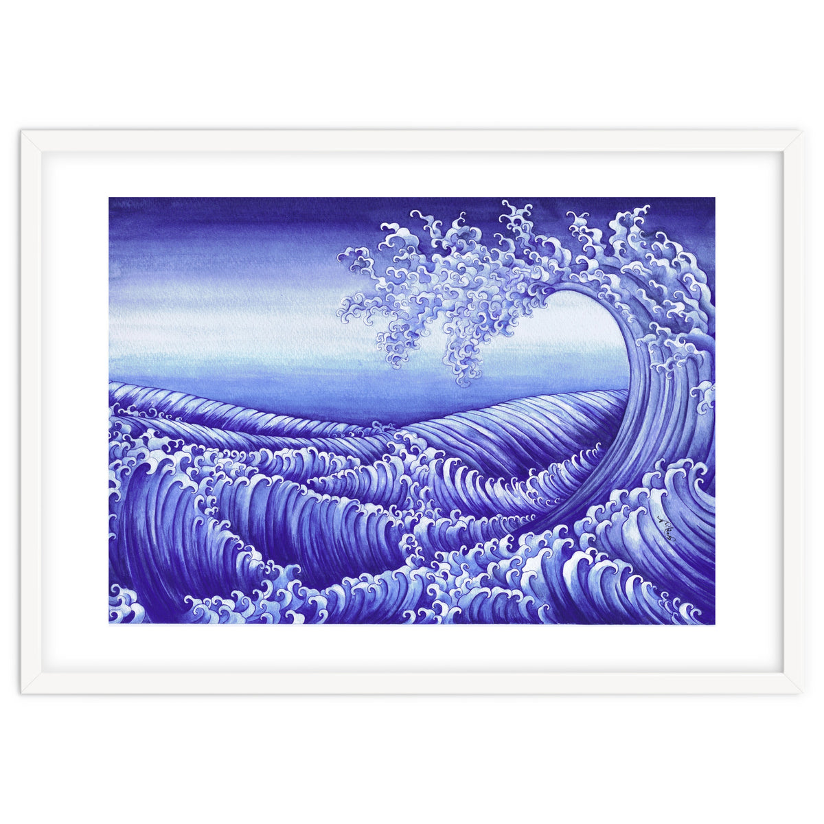 Turbulent Water Triptych part 3