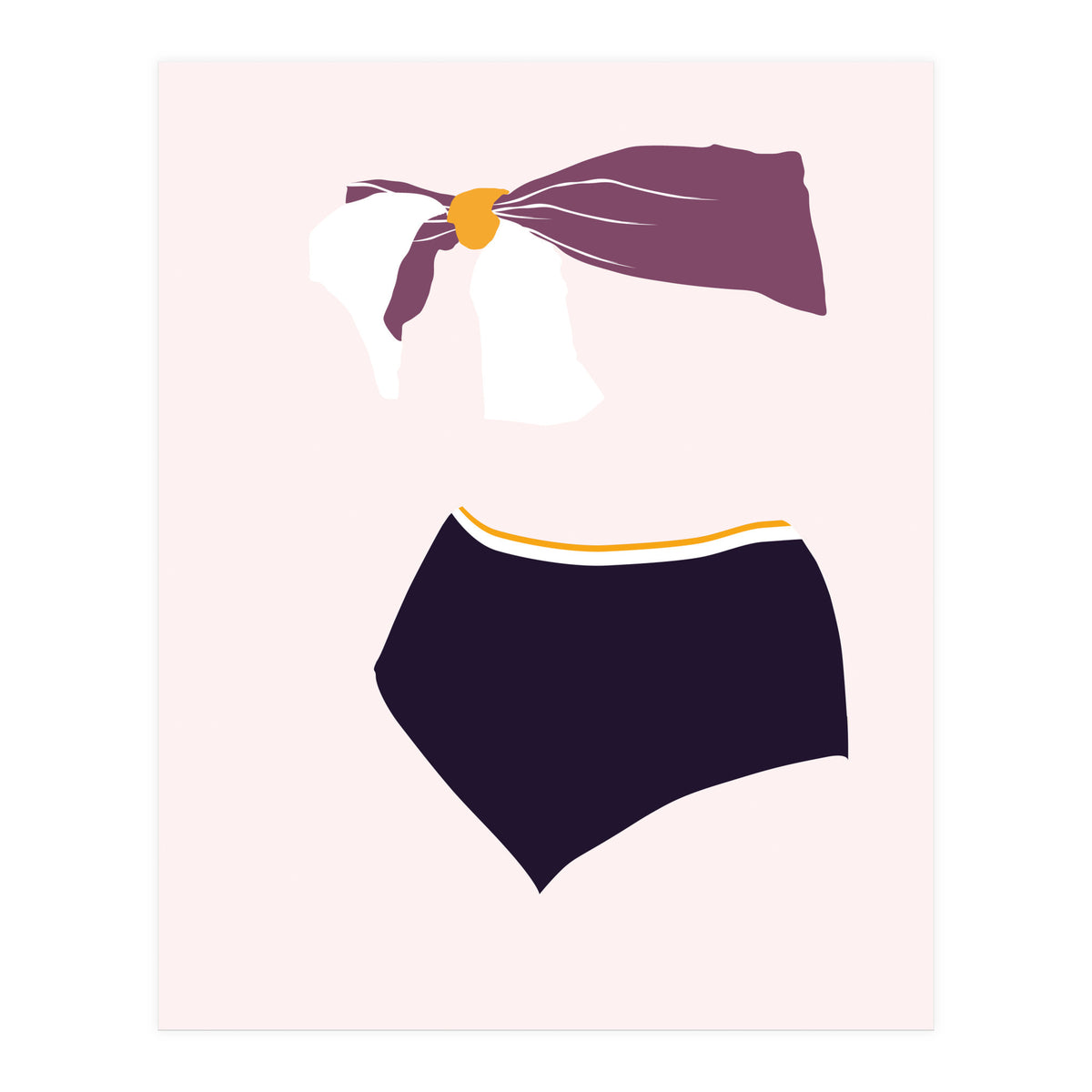 Bikini Aubergine (Print Only)